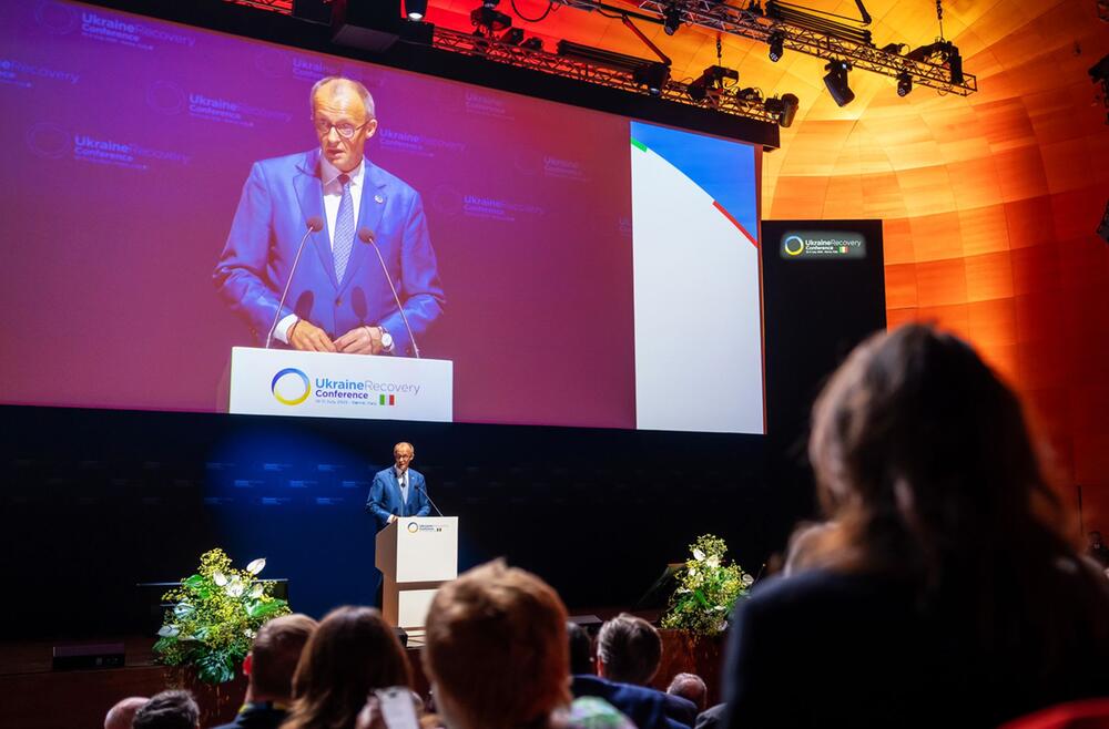 Wiederaufbaukonferenz für die Ukraine in Rom