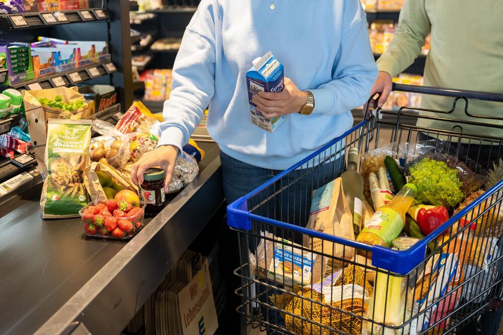 Einkauf im Supermarkt