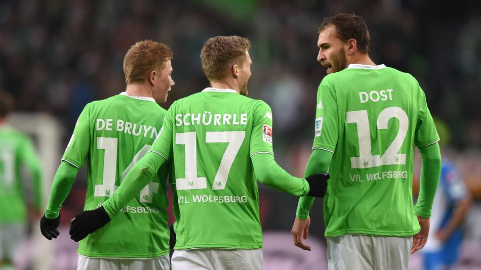 Kevin De Bruyne, Andre schürrle und Bas Dost