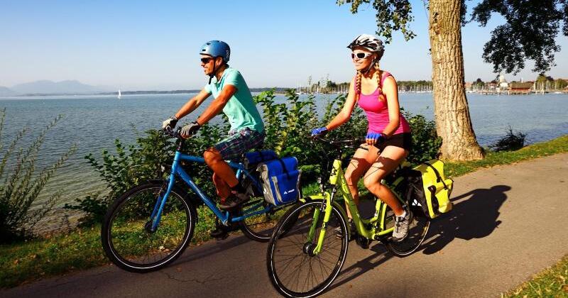 Vier Ufer und zwei Abstecher Mit dem Rad um den Chiemsee