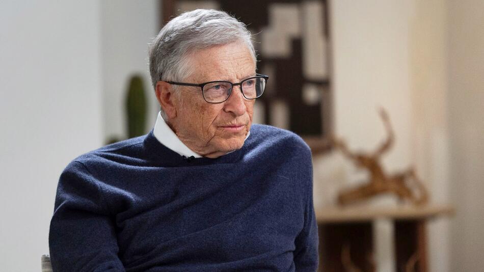 Microsoft-Gründer Bill Gates bei Interview