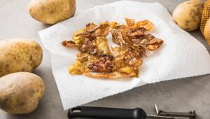 Schalen von Pellkartoffeln als Knusperbeilage