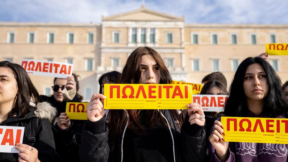 Demo gegen griechische Privatunis in Athen