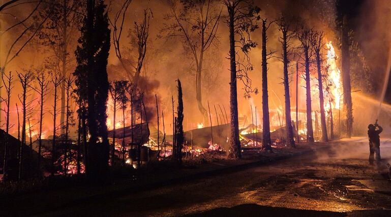 Brand auf Campingplatz am Gardasee