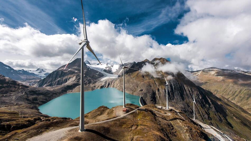 Windpark in der Schweiz