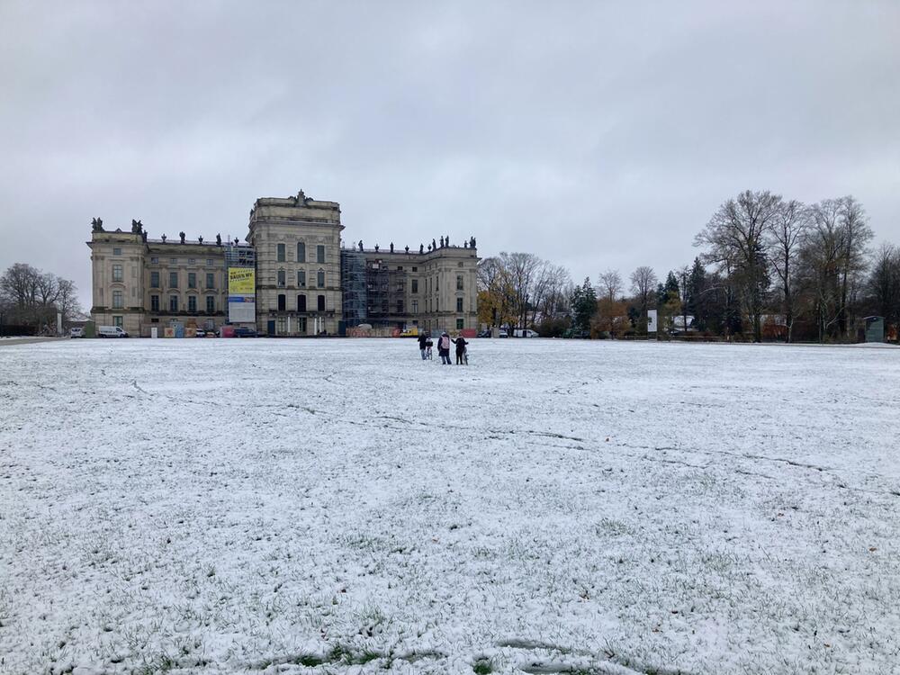 Schloss Ludwigslust im Schnee