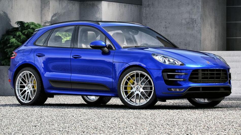 Porsche Macan mit Shift-Felgen