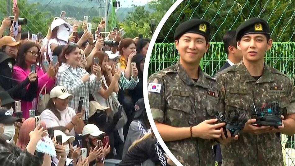 BTS-Comeback: K-Pop-Stars beenden Militärdienst in Südkorea