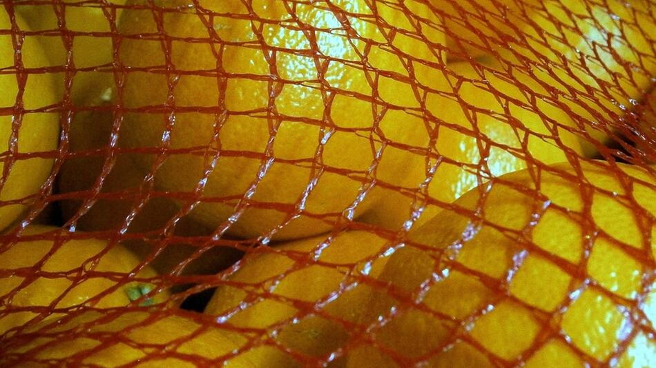 Orangen im Netz