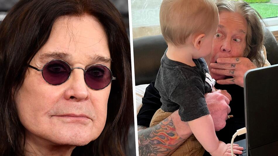 Das süsseste Bild: Sharon Osbourne zeigt Foto von Mann Ozzy mit ihrem Enkelsohn