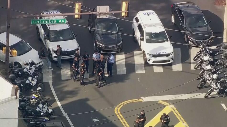 Schiesserei vor der Overbrook High School: Polizist in Philadelphia angeschossen
