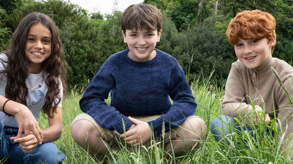 Sie spielen die drei Hauptrollen in der neuen HBO-Serie "Harry Potter": Arabella Stanton als ...