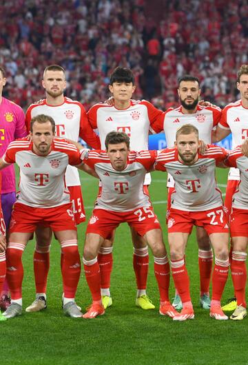 Mannschaftsfoto des FC Bayern München