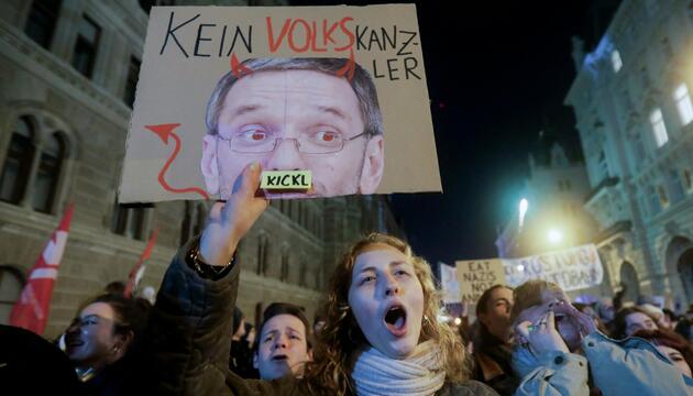 Grossdemo gegen Rechts in Wien: "Ein FPÖ-Kanzler wäre fatal"