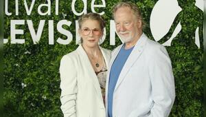 Melissa Gilbert und Ehemann Timothy Busfield bei einem Auftritt in Monaco im Juni 2023.