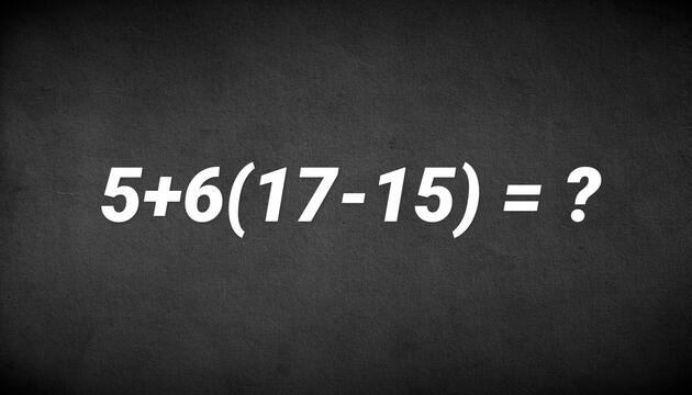 Können Sie diese Matheaufgabe lösen?