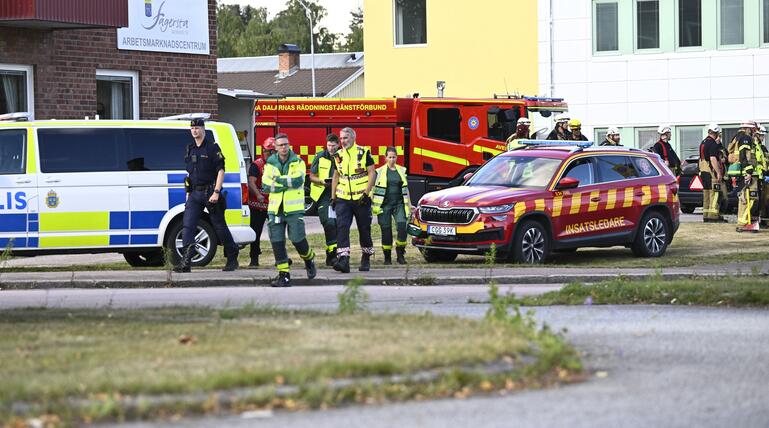 Schwert-Angriff in Schweden