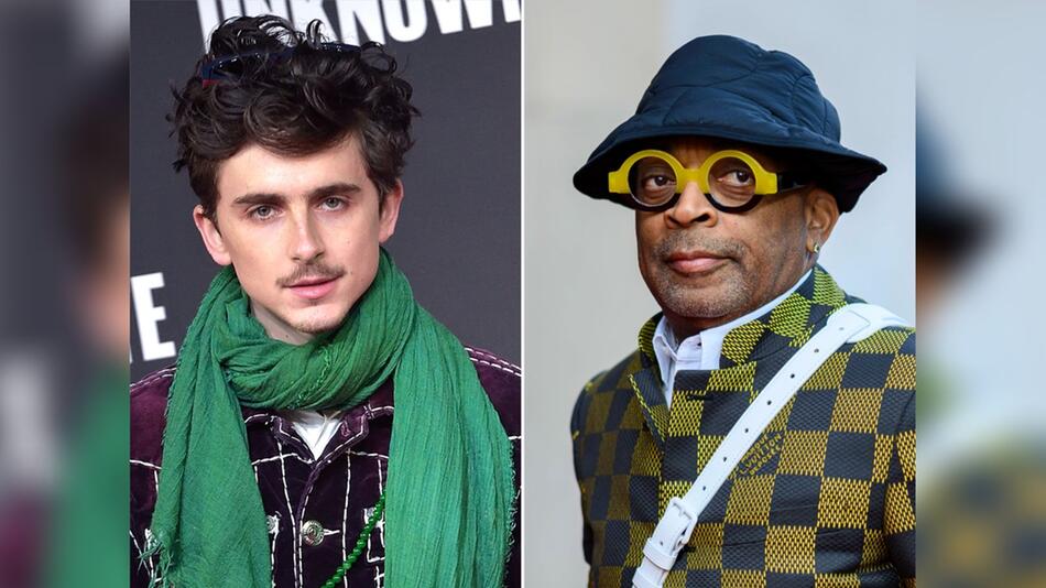 Timothée Chalamet (l.) und Spike Lee haben einiges gemeinsam.