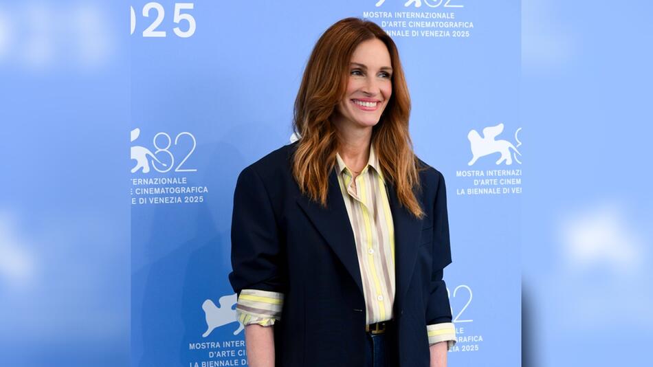 Zeitloses Lächeln: Julia Roberts bei ihrem ersten Filmfest von Venedig.
