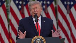 US-Präsident Trump spricht.