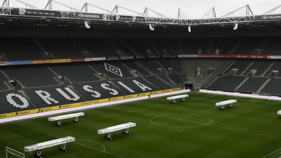 Borussia-Park, Mönchengladbach, Stadion, leer