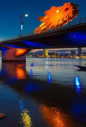 Drachenbrücke in Da Nang in Vietnam