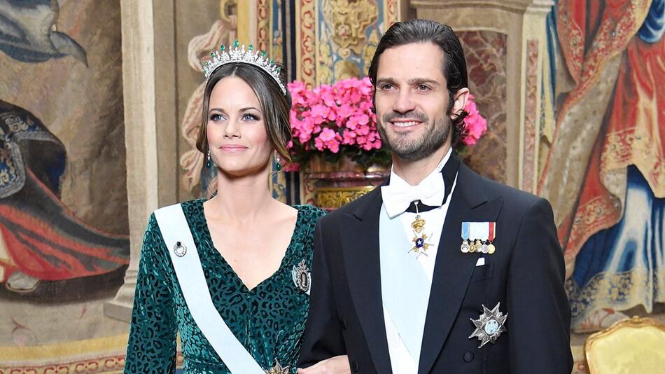 Prinzessin Sofia und Prinz Carl Philip von Schweden führen eine skandalfreie Ehe, die mit vier ...