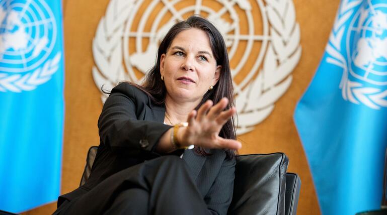 Annalena Baerbock bei der UN
