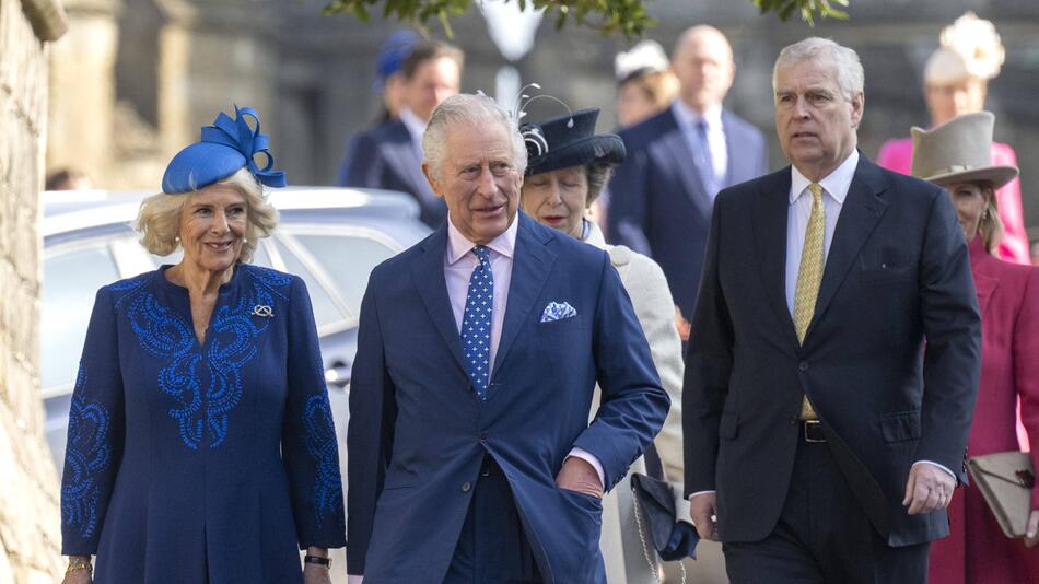 Königin Camilla, König Charles III., Prinz Andrew