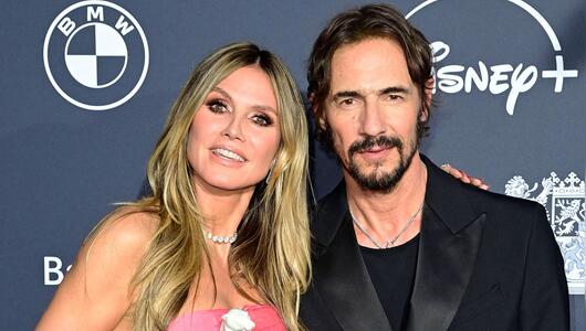 Heidi Klum und Thomas Hayo bei der Verleihung des Blauen Panthers 2024.