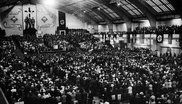 Eröffnung des Baptistischen Weltkongress in den Ausstellungshallen am Kaiserdamm in Berlin 1934