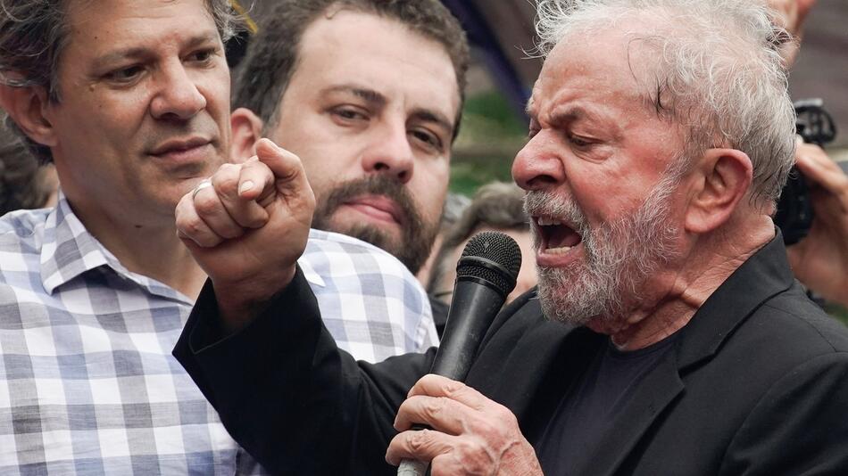 Brasiliens Ex-Präsident Lula wieder auf freiem Fuss