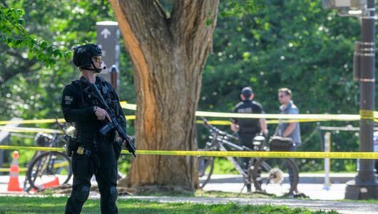 Secret Service: Person nahe Weissem Haus angeschossen