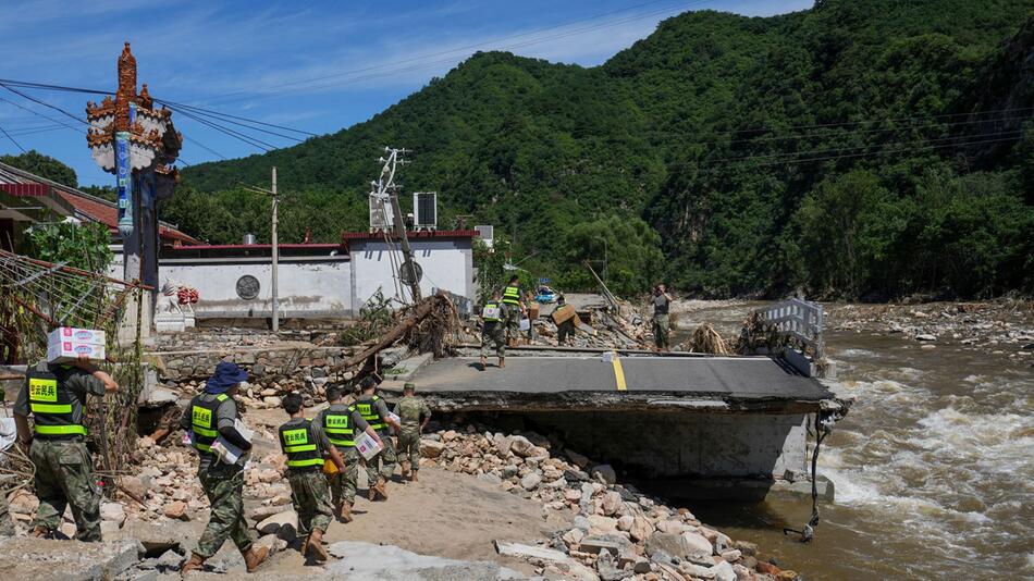 Überschwemmungen in China