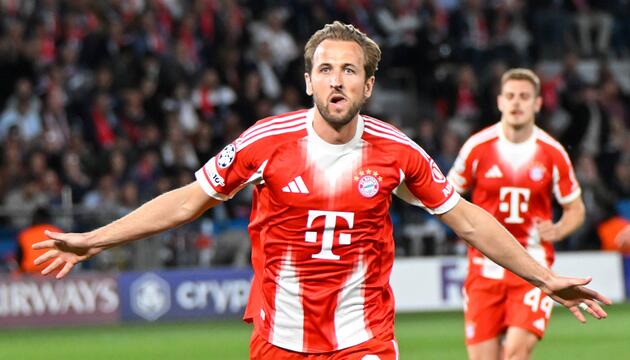 Kann Bayerns Stürmer-Star Harry Kane auch im Rückspiel gegen Paris jubeln?