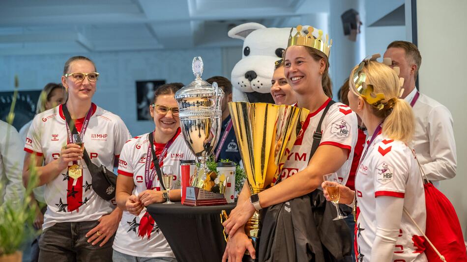 Mai 2025: Empfang der Deutschen Handball-Meisterinnen in Ludwigsburg