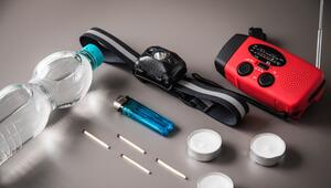 Kerzen, Strinlampe und Kurbelradio