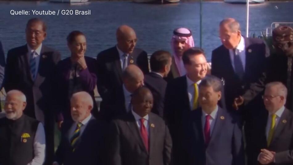 G20-Gruppenfoto: Lawrow dabei - Biden fehlt