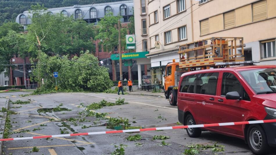 Schäden nach Unwetter