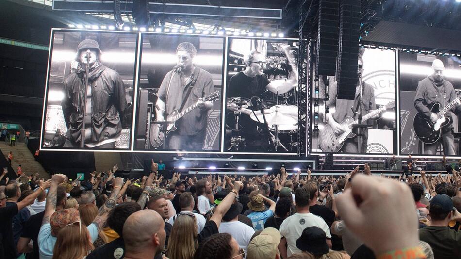 Oasis spielten dreimal im Londoner Wembley-Stadion.