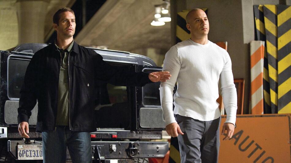 Paul Walker als Brian O'Conner und Vin Diesel als Dominic Toretto