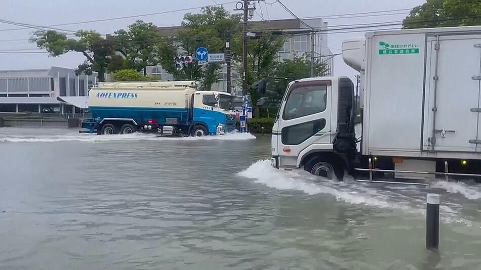 Überschwemmungen und Erdrutsche in Japan – mehrere Vermisste und Verletzte