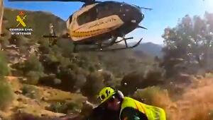 Präzision am Abgrund: Hubschrauber rettet verletzten Gleitschirmflieger in Südspanien