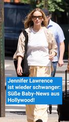 Jennifer Lawrence ist wieder schwanger: Süsse News aus Hollywood!