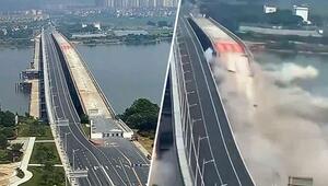 Massarbeit: Alte Brücke wird nur drei Meter neben Neubau gesprengt