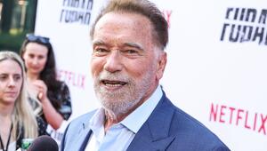 Arnold Schwarzenegger bei einem Event im Rahmen der Veröffentlichung seiner Netflix-Serie "Fubar".