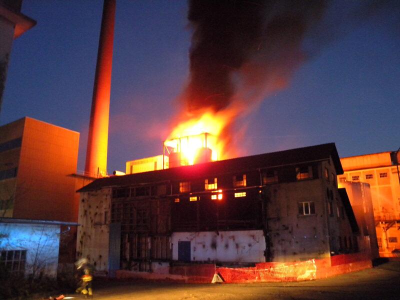 Die ehemalige Industrieanlage in Riedholz SO