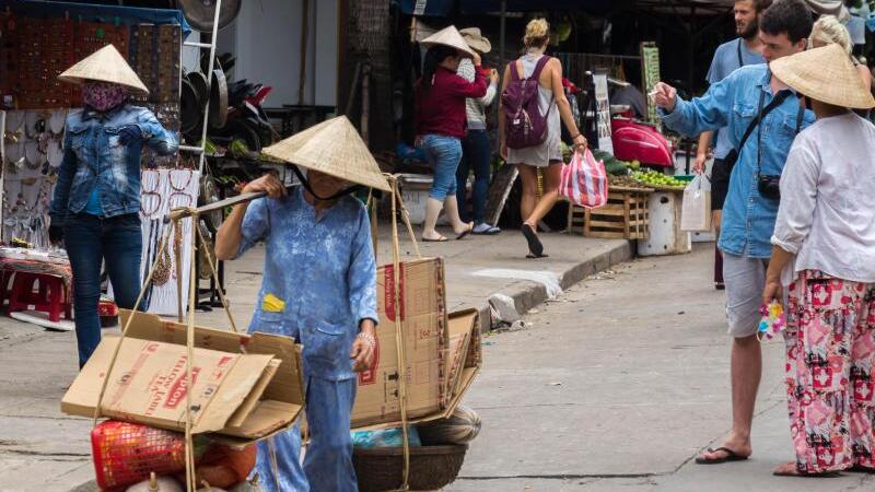 Strassenszene in Vietnam