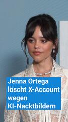 "Ekelhaft": Jenna Ortega löscht ihren X-Account wegen KI-Nacktbildern