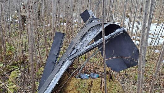 Drohne stürzt in Lettland ab